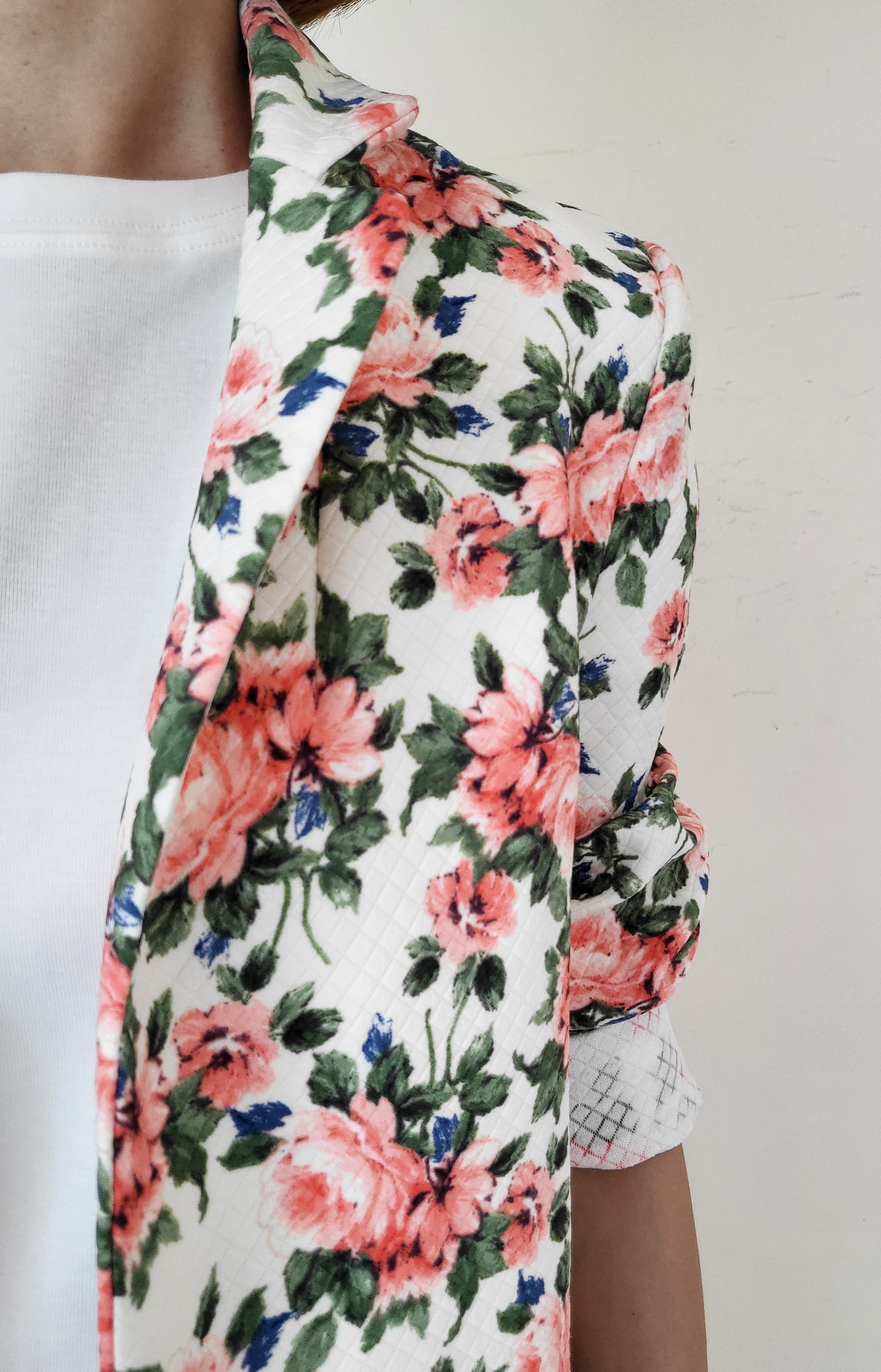 FLORAL OVERSIZE BLAZER