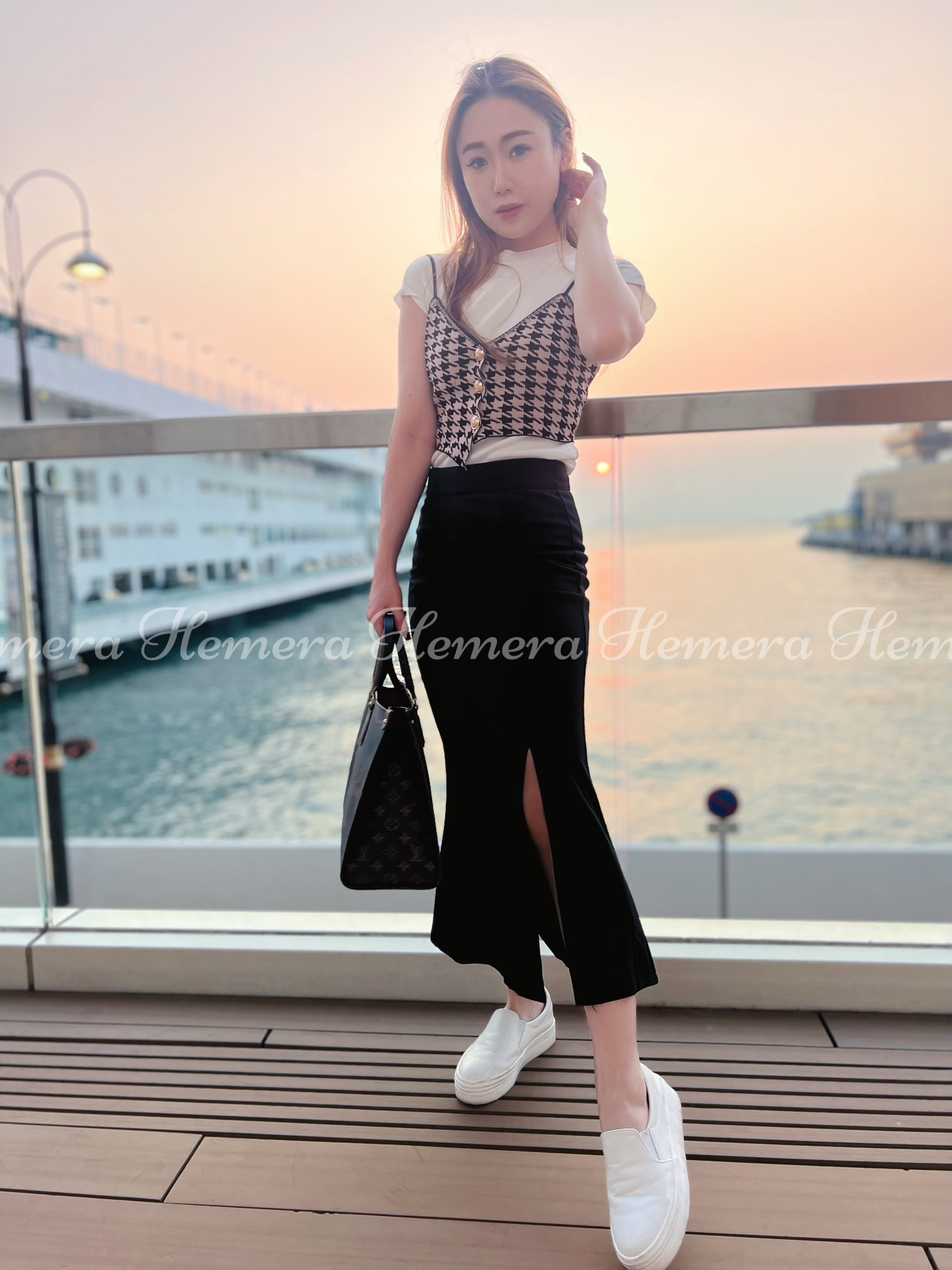 IN STOCK: SK23W0303 現貨搶: 高級魚尾開衩長裙