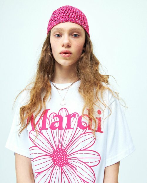 MARDI MERCREDI - TSHIRT FLOWERMARDI｜WHITE VIOLET