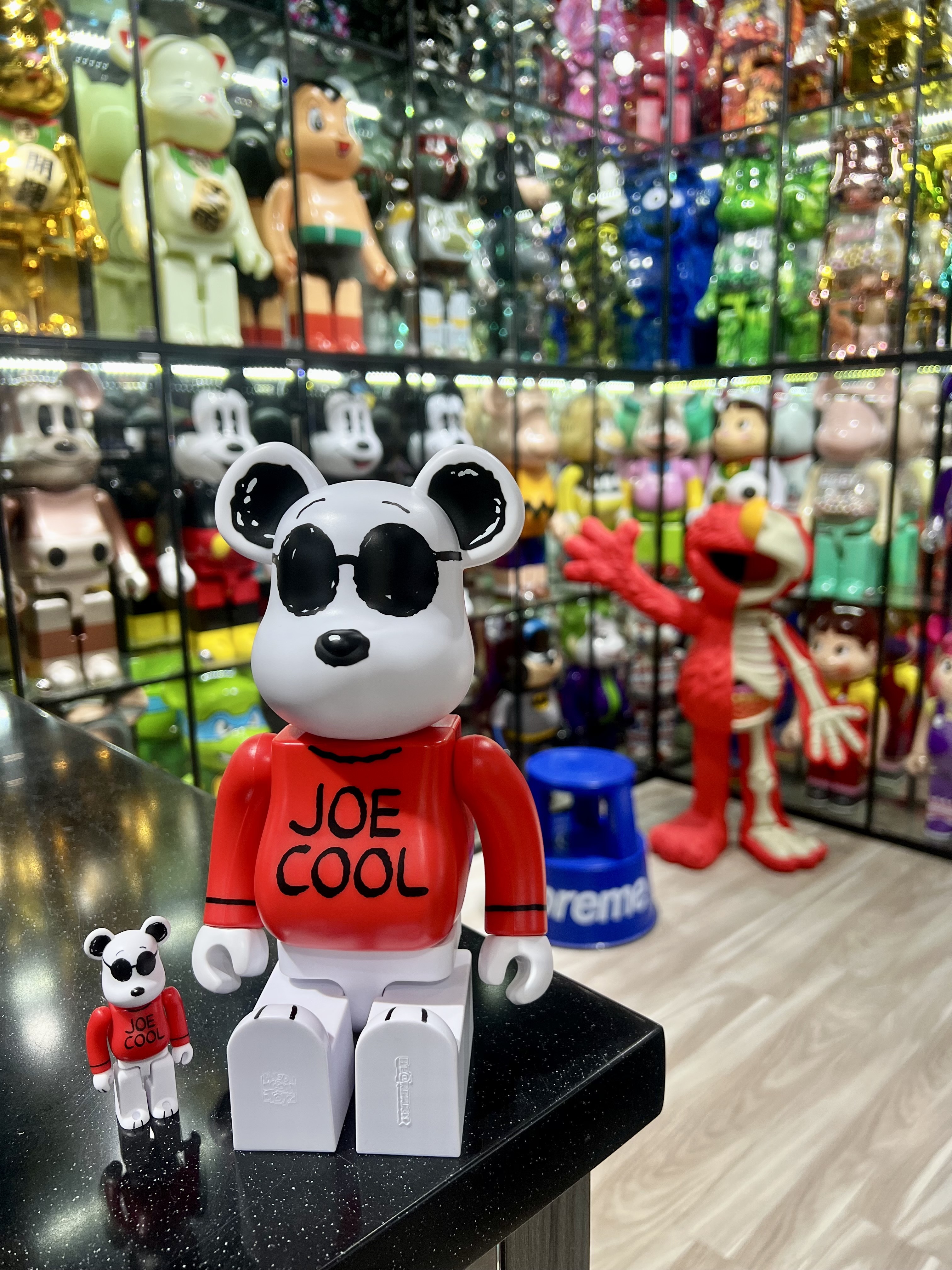 BE@RBRICK JOE COOL PEANUTS SNOOPY 400%+100% 史努比