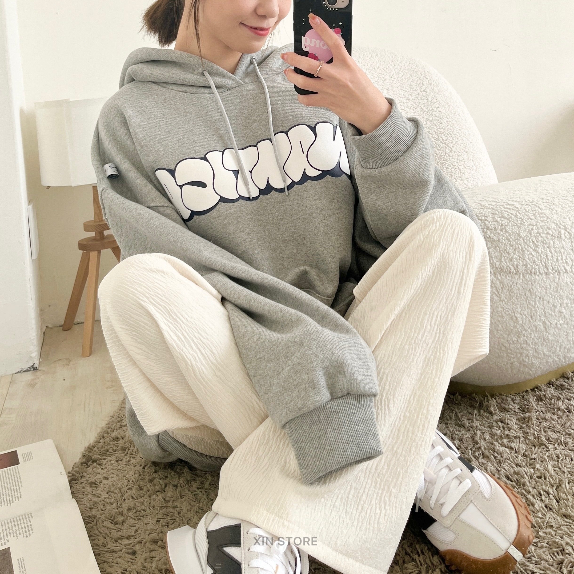 【現貨】Nautica x Stacks 22SS Sweat Hoodie 帽Tee 厚磅 雙面穿