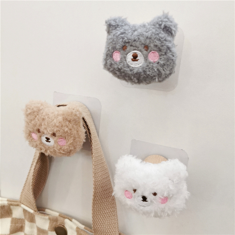 《1693》韓國小熊木質牆面掛鈎