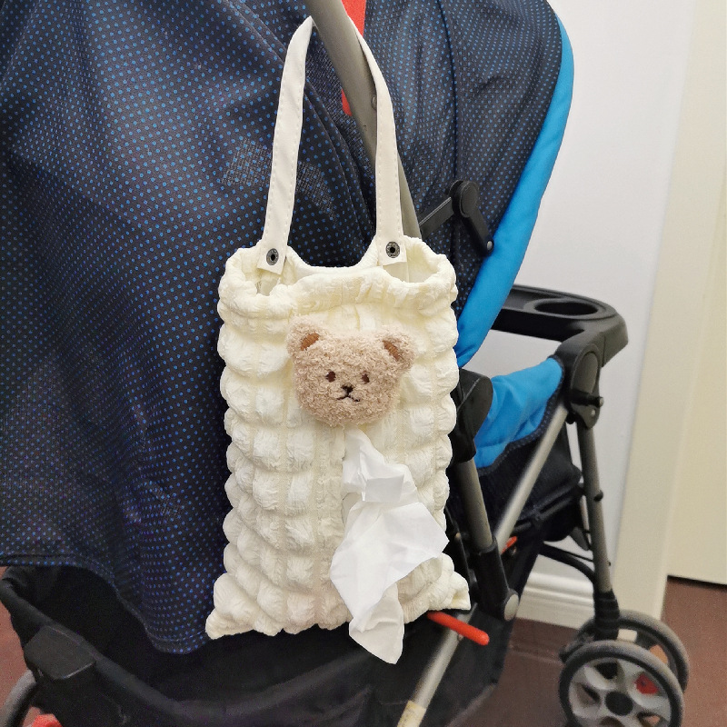 《1695》韓國小熊泡泡掛式面紙套