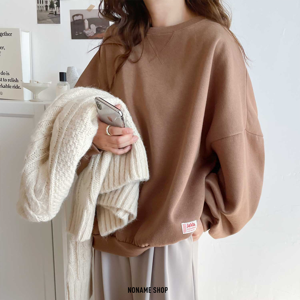 JAVA Collaboration 日本品牌限定 落間 寬鬆 大學T 四色 (男/女款)