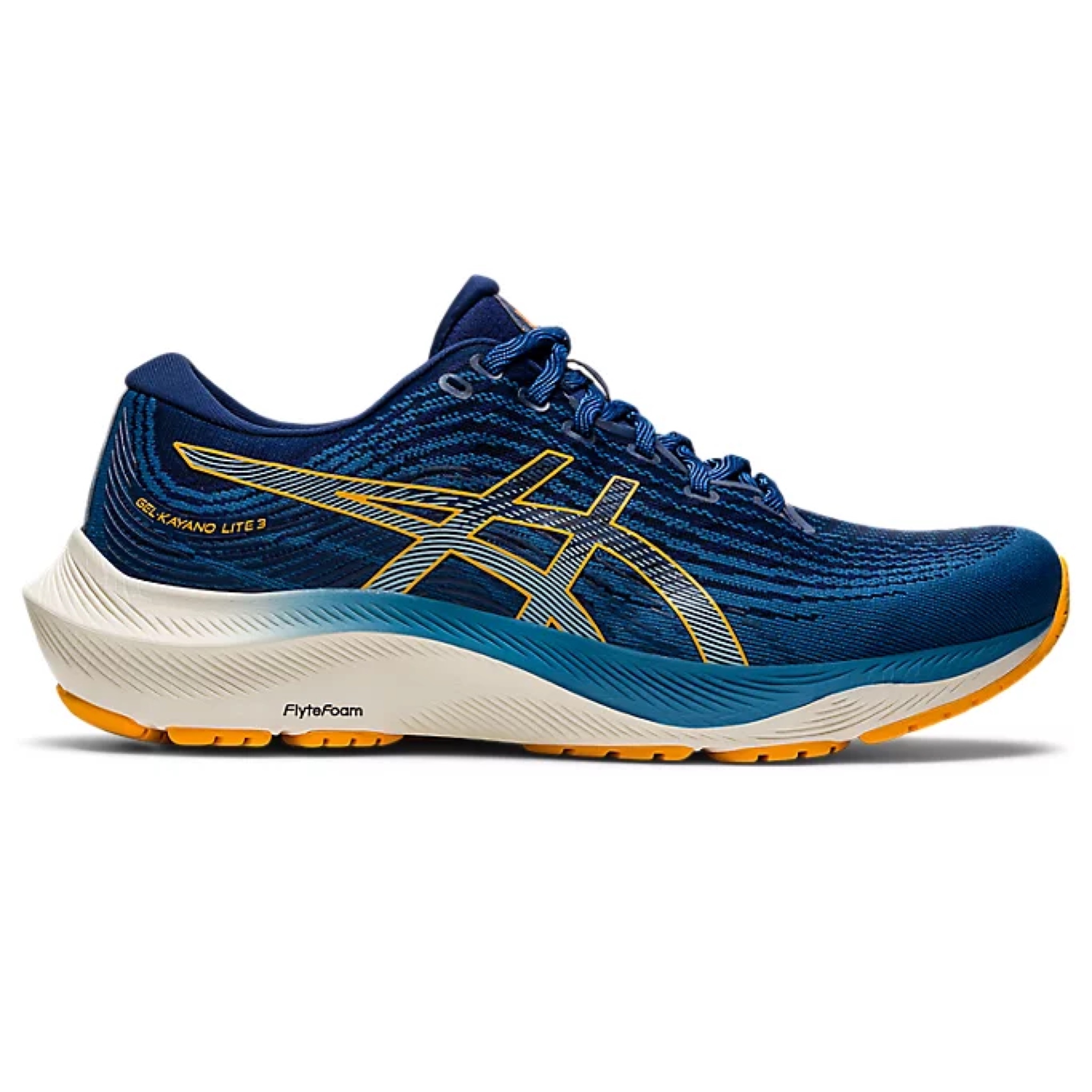 💥日本直送】Asics GEL-KAYANO LITE 3 緩衝性能男士跑鞋藍色