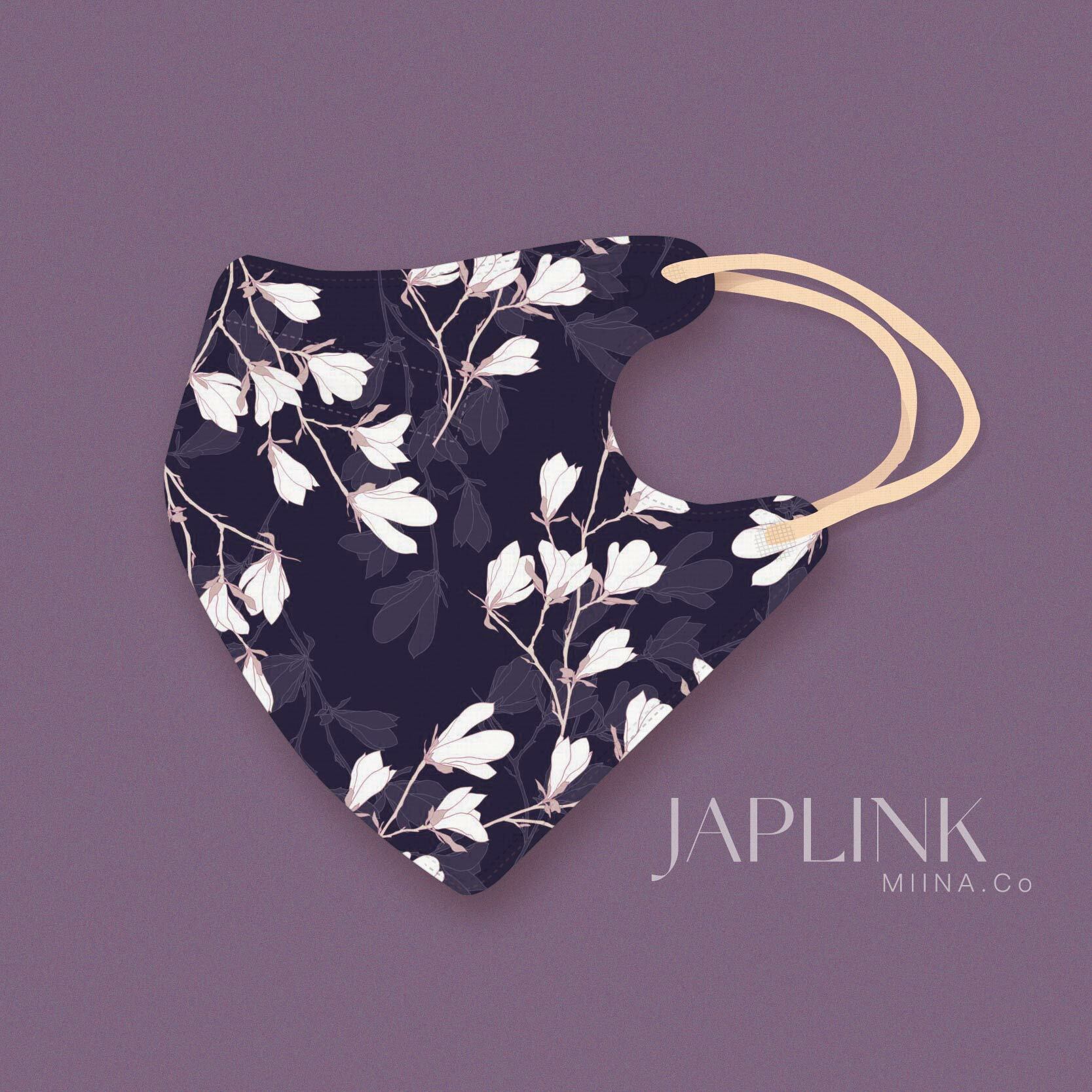 JAPLINK MASK 立體口罩【 HEPA 設計款 】白玉蘭