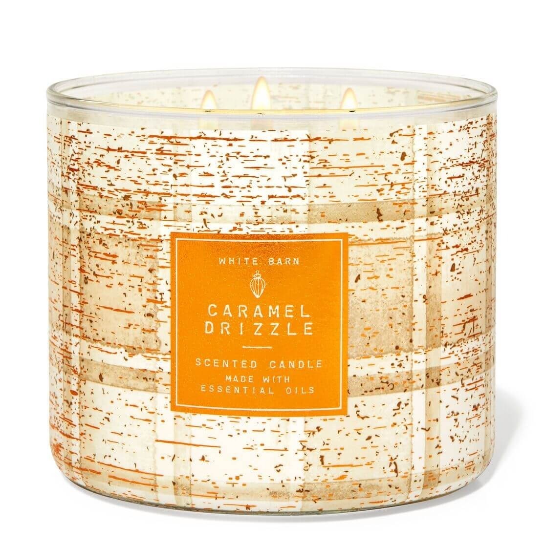 Bath & Body Works 3Wick Candle Caramel Drizzle