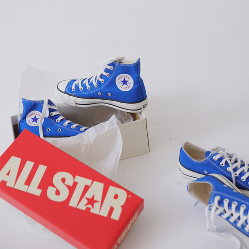 ┊日本製 converse CANVAS ALL STAR  初戀藍