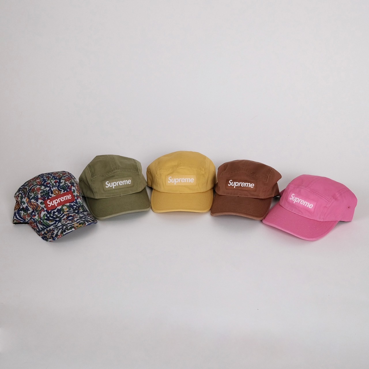 Supreme Ripple Camp Cap 水柄-