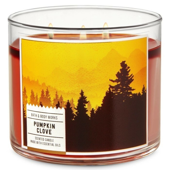 Bath & Body Works 3Wick Candle Pumpkin Clove