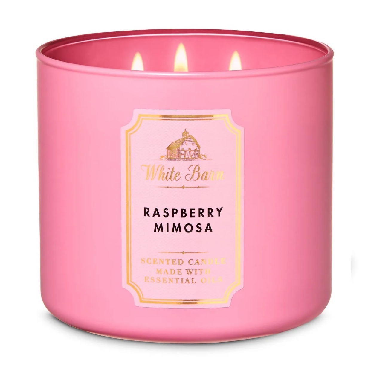 Bath & Body Works 3Wick Candle Raspberry Mimosa