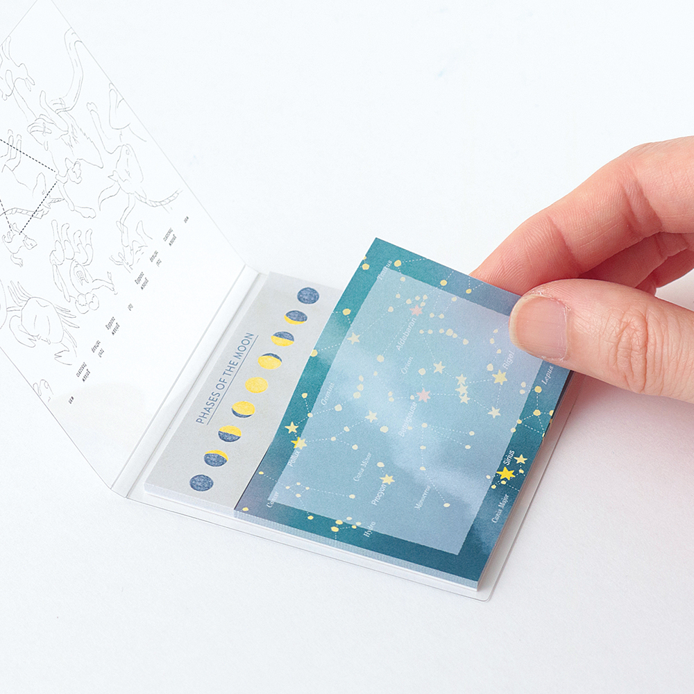 天文學 40枚便利貼 MEMO ｜日本STUDY HOLIC