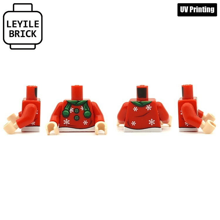 樂宜樂 第三方人仔 2020 聖誕 毛衣 上衣 衣服 MOC 紅色聖誕