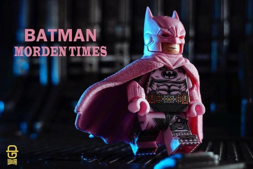[Golden Minifigs] Batman Modern Times (set) (Pink, White, Blue)