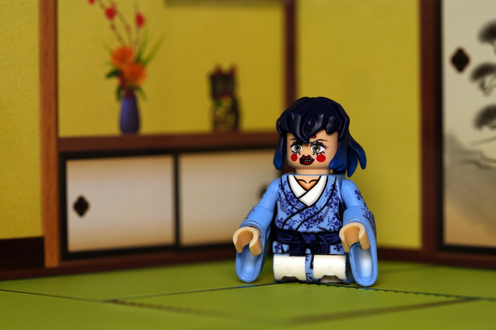 [Minifigs.Factory] 鬼滅之刃 嘴平伊之助 猛豬突進 和服