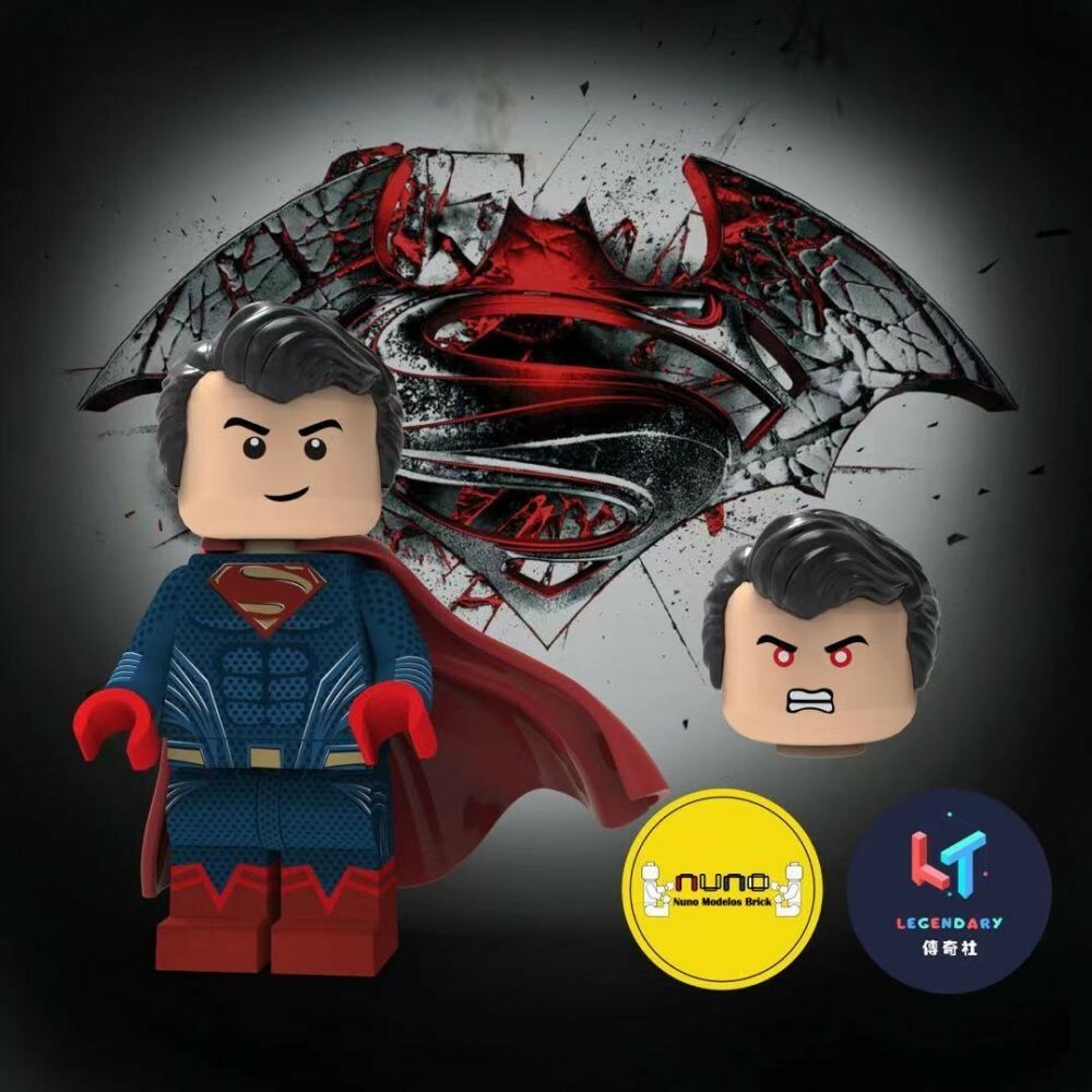 【Nuno Brick x Legendary】大頭系列-超人 Big head series- Superman