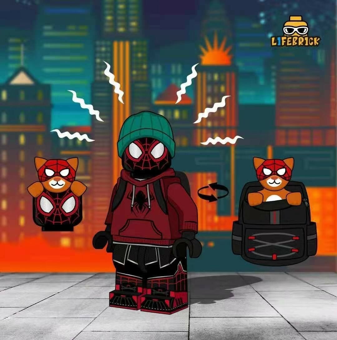 [LifeBrick] 蜘蛛侠 邁爾+ 李小龍