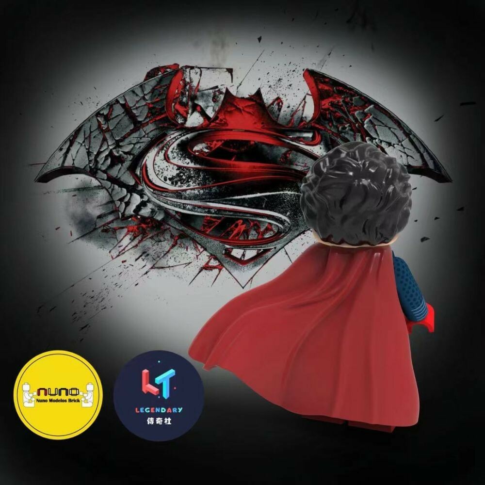 【Nuno Brick x Legendary】大頭系列-超人 Big head series- Superman