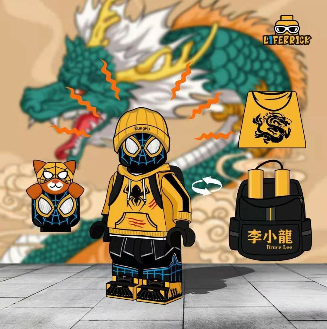 [LifeBrick] 蜘蛛侠 邁爾+ 李小龍