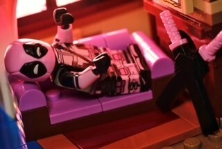 【Lifebrick 】死侍 (紅色+粉紅色 )