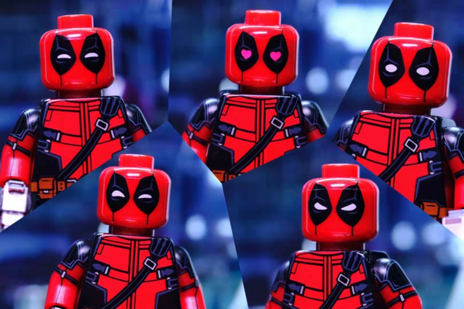 【Lifebrick 】死侍 5個頭 表情包