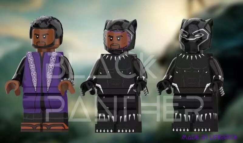 Tracyminifigs 限定【Lifebrick 】黑豹 (黑色+白色一套)