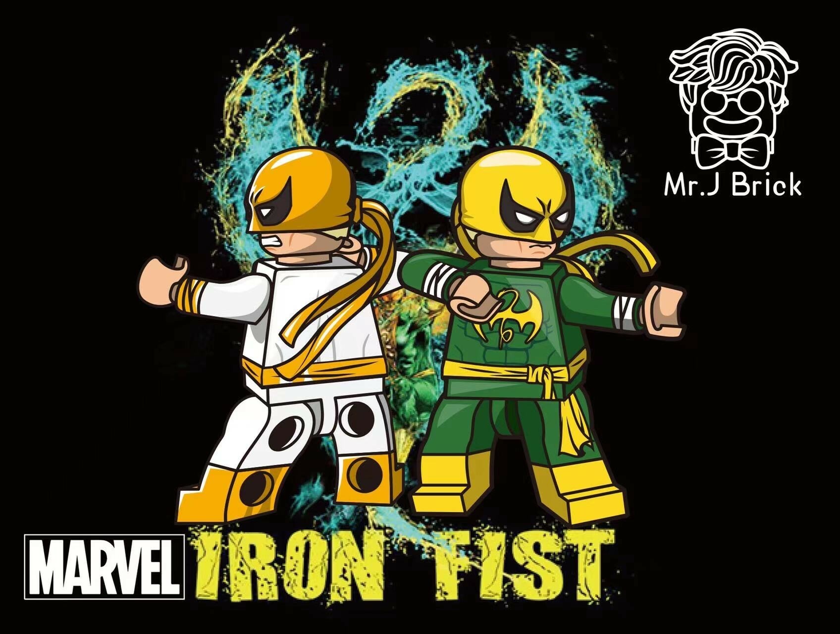 【Mr J】鐵拳 (綠色+白色)