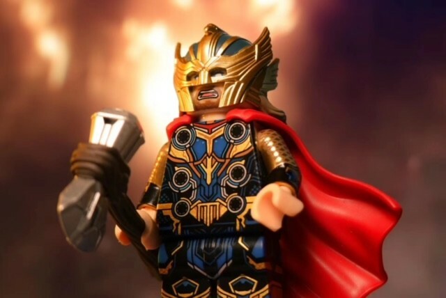 【Abnormal】雷神套裝（藍身藍頭盔+藍身棕色髮版）