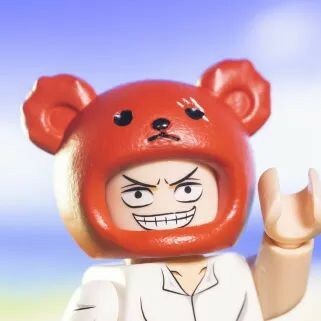 [Minifigs.Factory] 配件 紅髮—小熊頭套