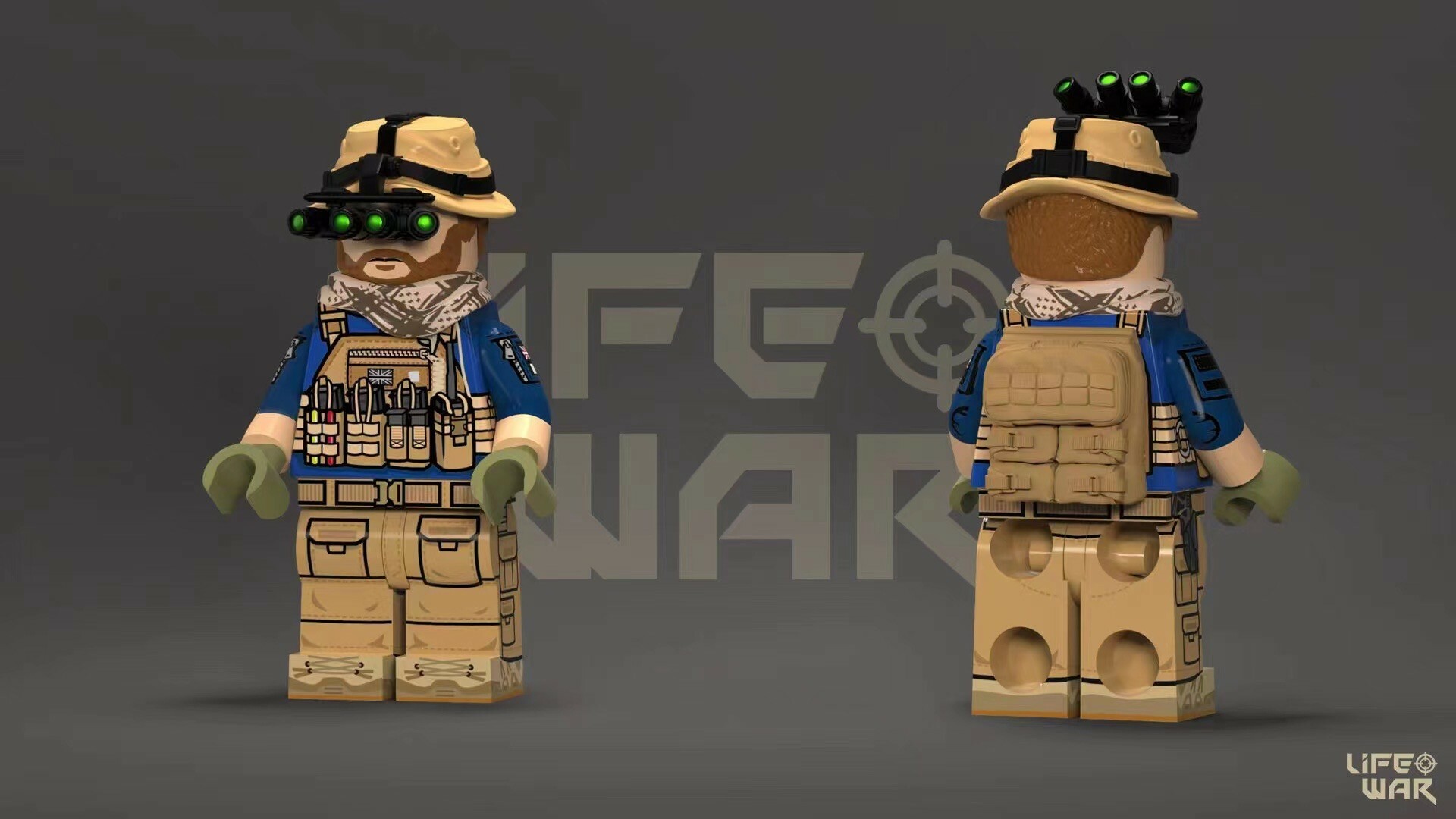 【LifeBrick】戰爭士兵