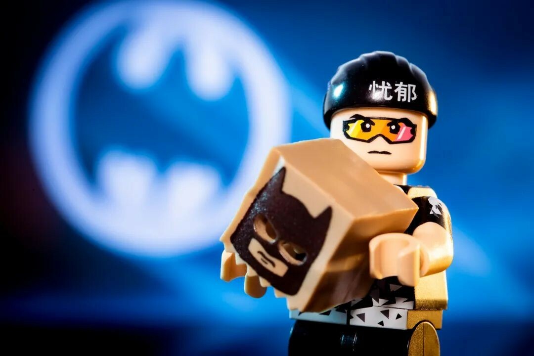 [Minifigs.Factory] 蝙蝠俠紙袋頭套 （No figs）