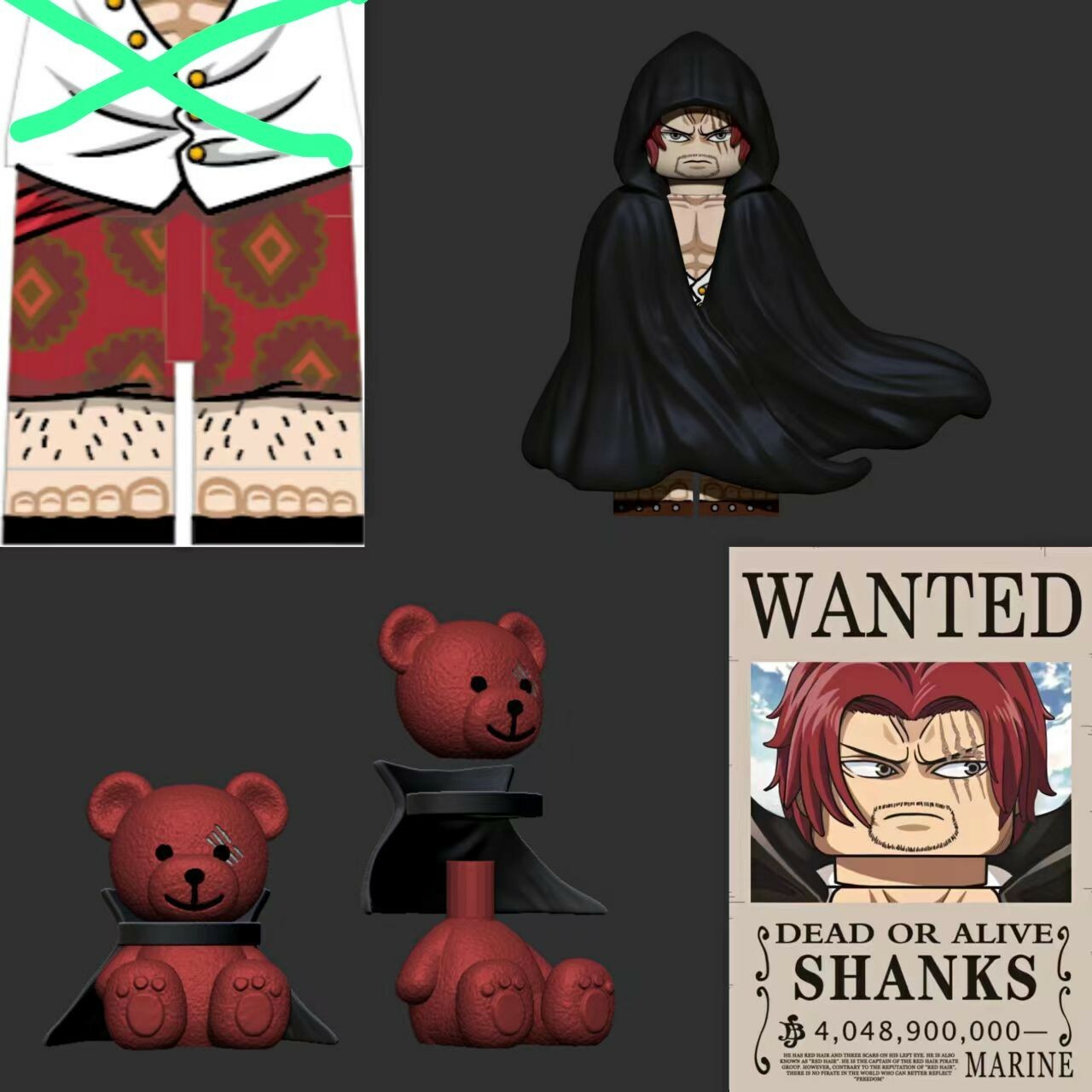 【Yafd x Howe Brick】紅髮撒古斯-小熊, 坡風, 腳