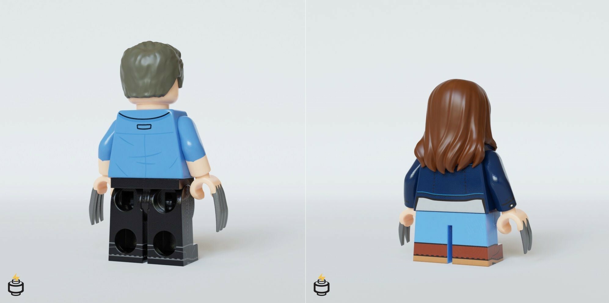 【Jaka brick】金剛狼 羅根 興 X-23 Wolverine Logan and X-23