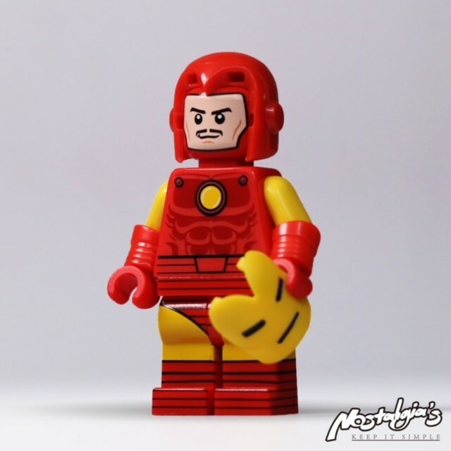 【Nostalgia's】復古鋼鐵俠 (紅色+藍色)