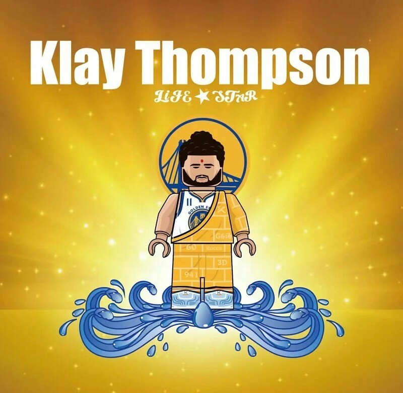 【Lifebrick】金洲勇士 湯普森 (佛祖形態) Klay Thompson