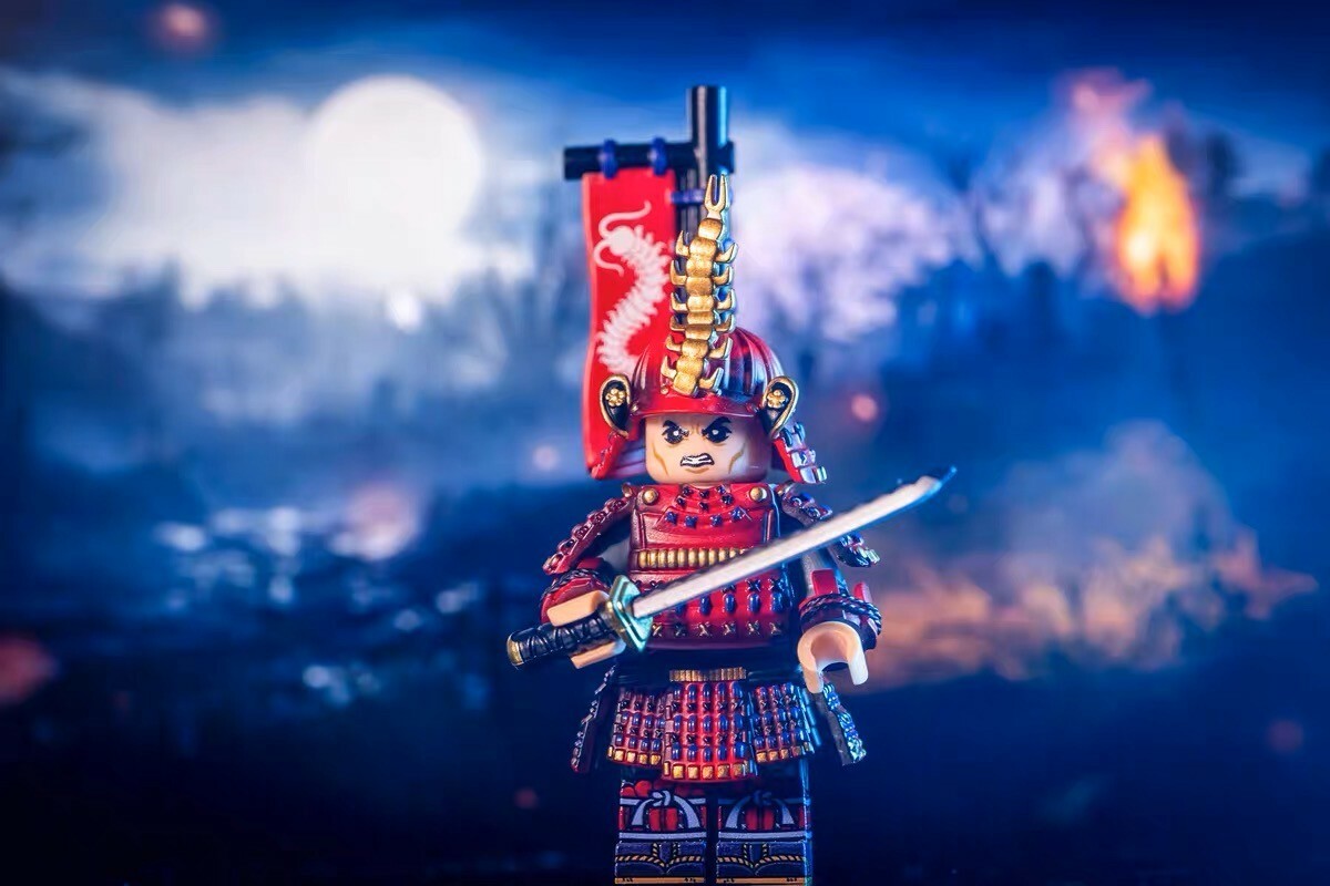 [Minifigs.Factory]百足眾 日本武士 紅色