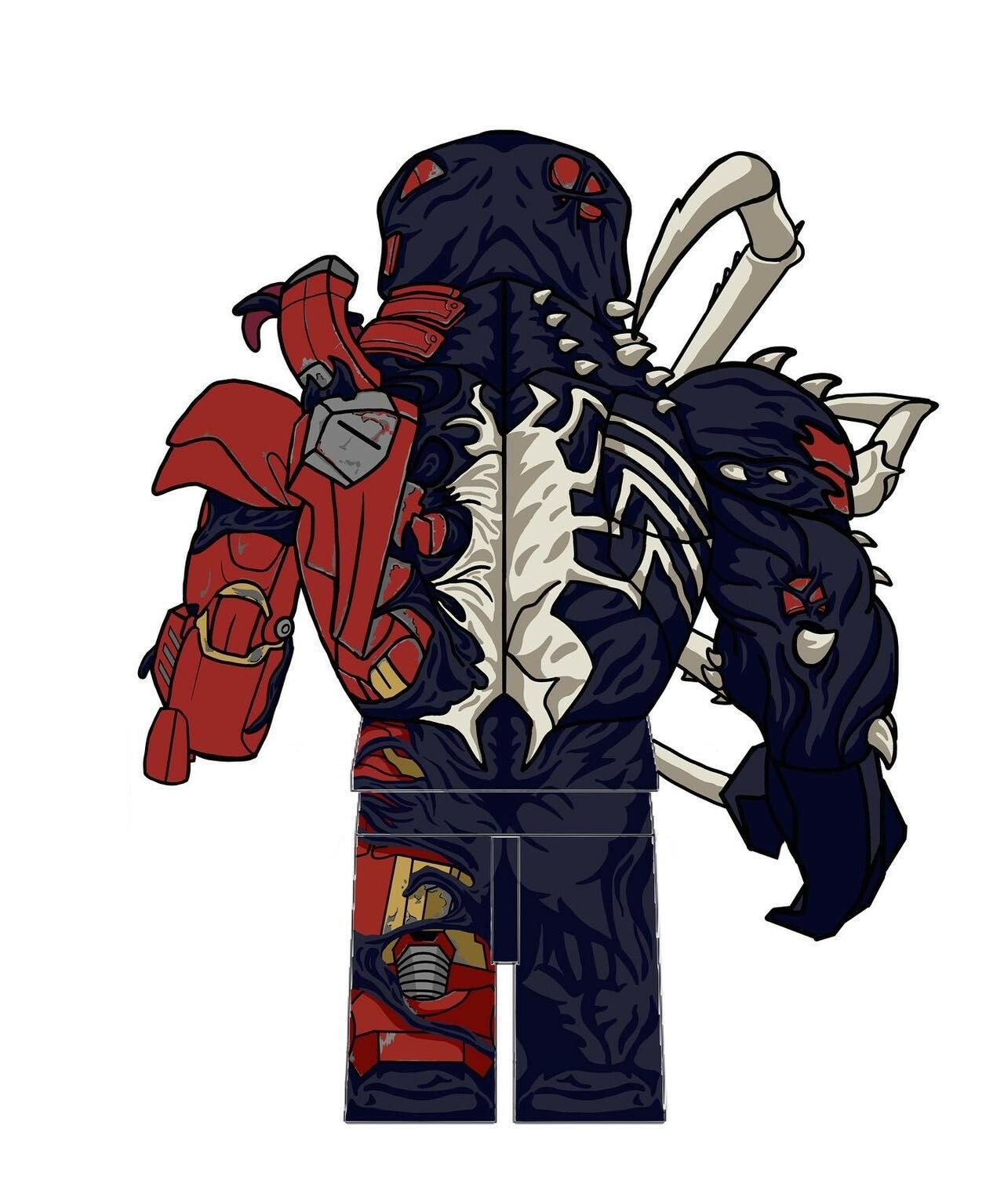 【Nuno Brick】毒液鋼鐵人