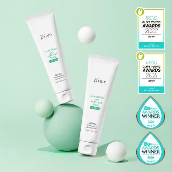 [ make prem ] Safe Me Relief Moisture Cleansing Foam