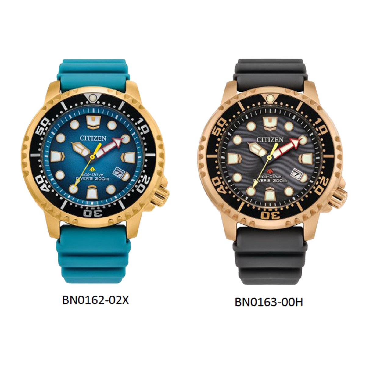 Citizen Promaster Eco-Drive 光動能 潛水手錶 BN0162-02X (藍) BN0163-00H (灰)