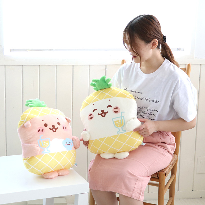 Sirotan 靠墊 ( 鳳梨小白 / 鳳梨Rakkoinu ) 38cm