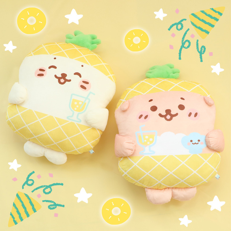 Sirotan 靠墊 ( 鳳梨小白 / 鳳梨Rakkoinu ) 38cm