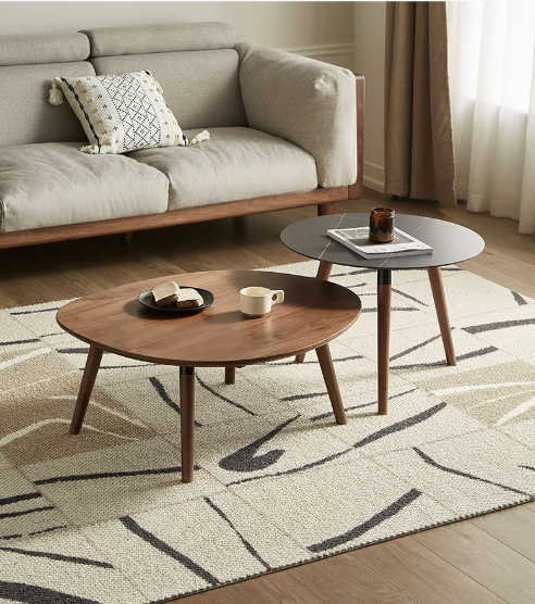 蘇黎世胡桃木大小茶几 SU-I6071