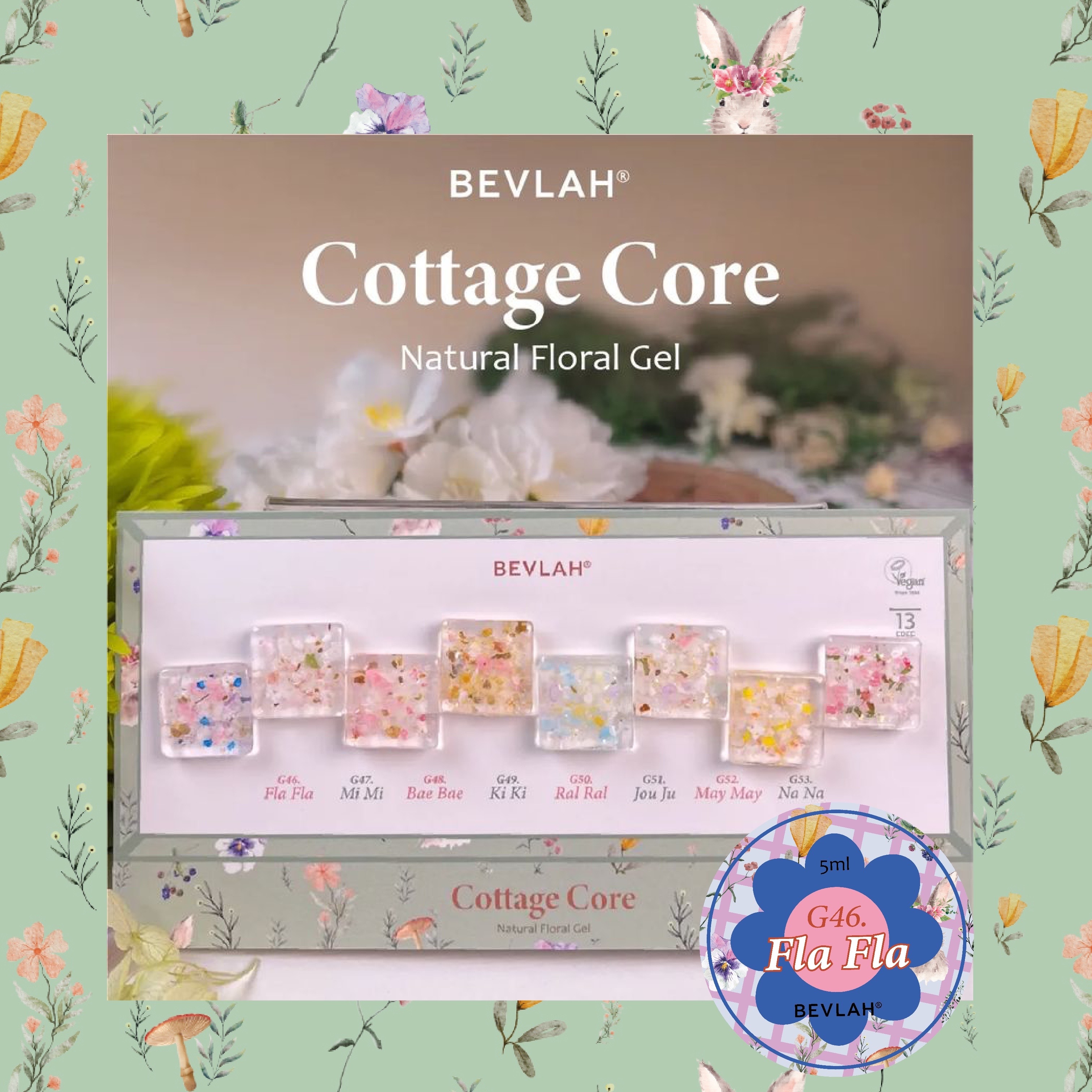 BEVLAH G.46 花瓣 GEL FLA FLA