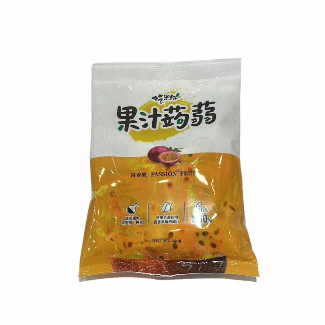H1: 吃果籽 - 百香果果汁蒟蒻 240g