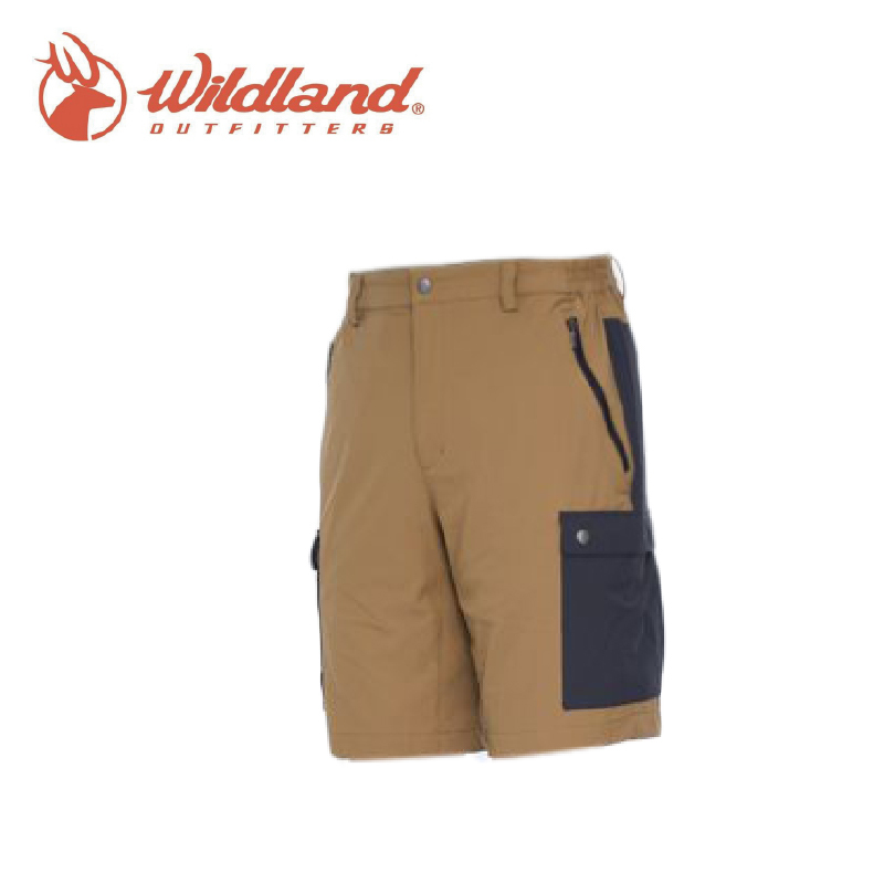 Wildland 荒野 0B01382 高彈抗UV拼接機能短褲 男款 (2色) 登山/露營/出國/休閒/旅遊 20WB01382