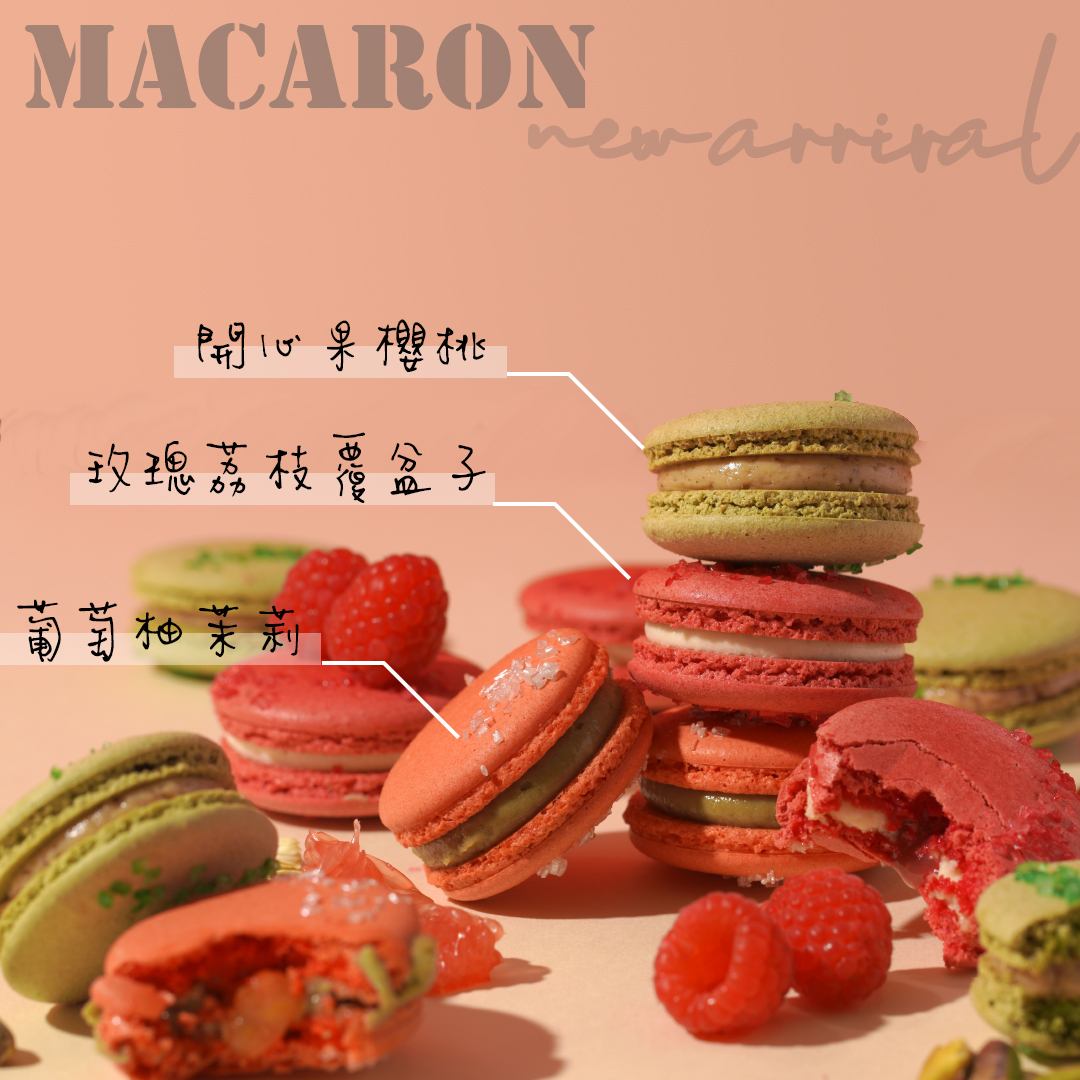【台南減糖馬卡龍】出自冠軍主廚的頂級馬卡龍｜El.Olor法式甜點
