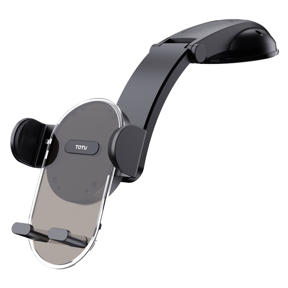 TOTU 拓途 吸盤車用手機支架車載支架車架 弧型 伸縮旋轉 明系列