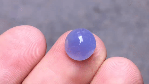 紫羅蘭蛋面, 天然翡翠A玉, 緬甸玉, Jade, Jadeite