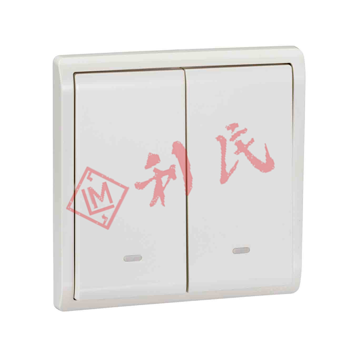 施耐德 PIENO豐尚 16AX 雙位雙控開關掣 (白/薰衣草銀/沉醉金/寫意黑)