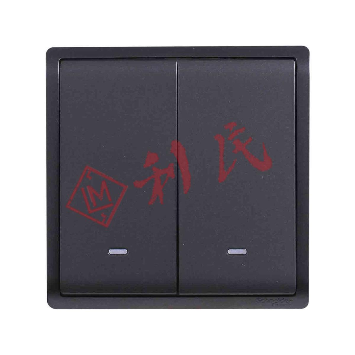 施耐德 PIENO豐尚 16AX 雙位雙控開關掣 (白/薰衣草銀/沉醉金/寫意黑)